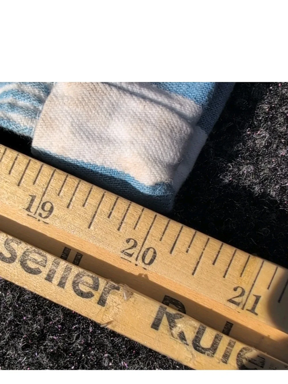 Vintage Osh Gosh Pants Boys 6 Blue Striped Corduroy Cotton USA Toddler Cuffed